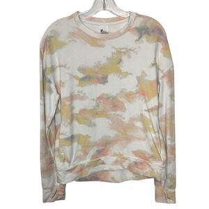 All in Motion Pastel Tie-Dye Top‎ Thumbholes Women's Medium